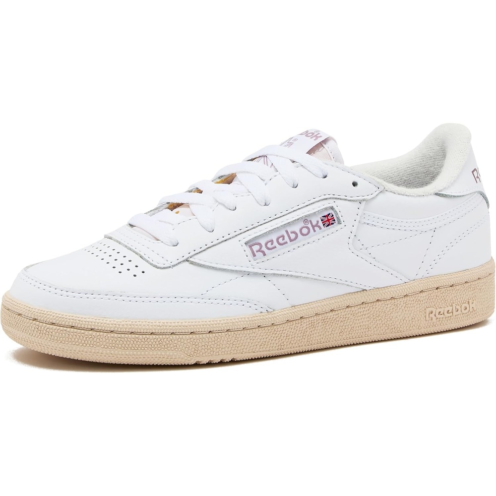 image:imageReebok Club C 85 Vintage Tennis Sneakers for Women Casual White Womens Shoes Size 5 to 11WhiteChalkInfused Lilac