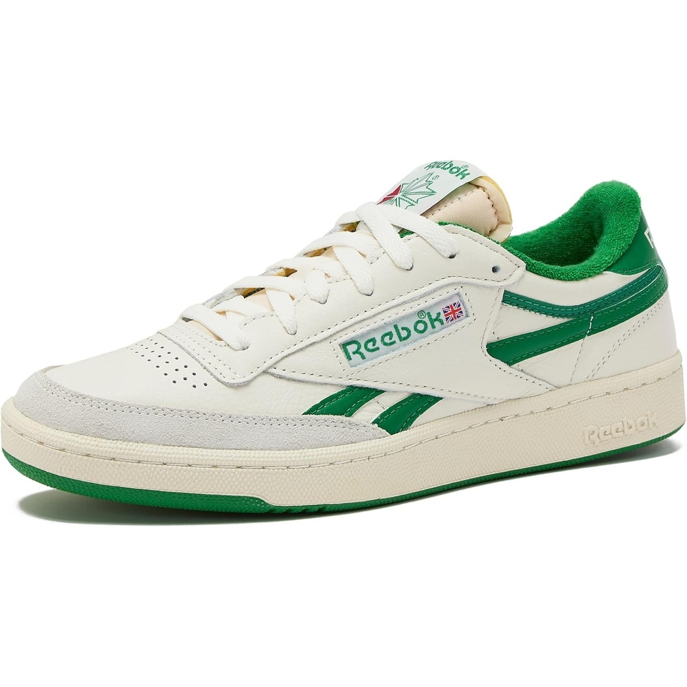 image:imageReebok Club C Revenge Vintage Sneakers for Men Casual Tennis Mens ShoesChalkWhiteGlen Green