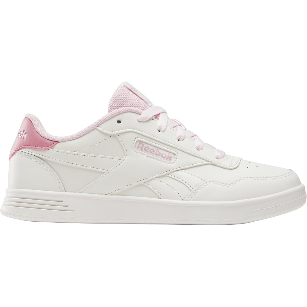 image:imageReebok Court Advance Womens Sneakers Casual Fashion White Sneakers for WomenChalkFrosted BerryDusty Rose