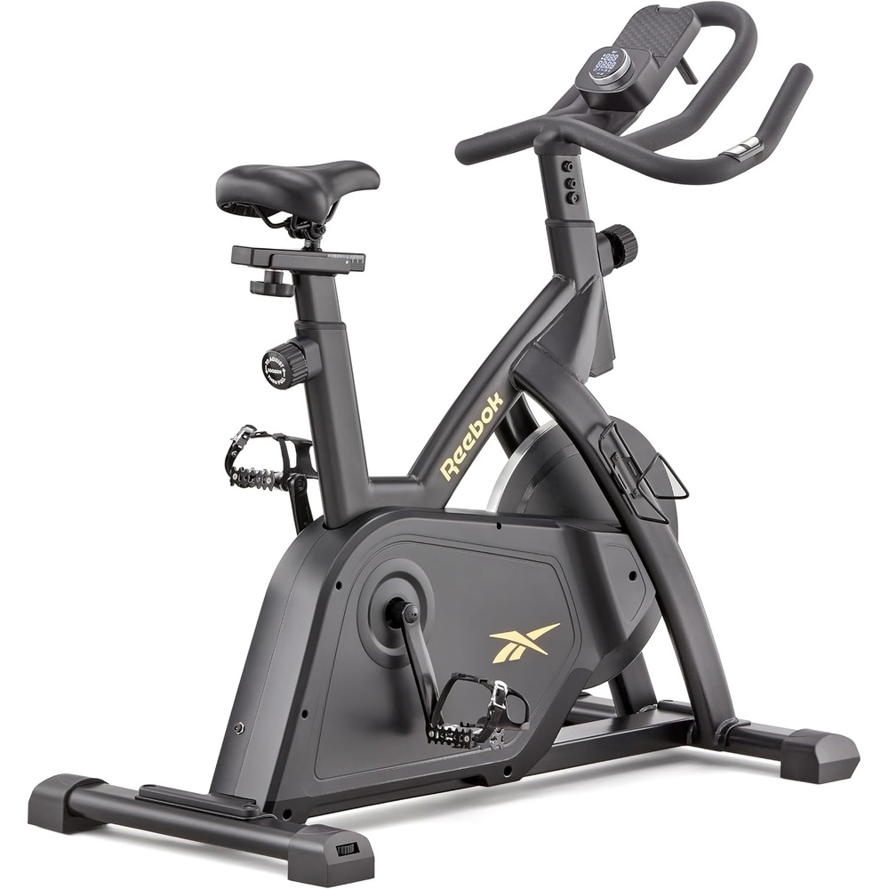 image:imageReebok FR30 Sprint Bike Bluetooth Compatible Stationary Bike 32 Resistance Levels Adjustable SaddleStraps Exercise Bike with TabletPhone Holder