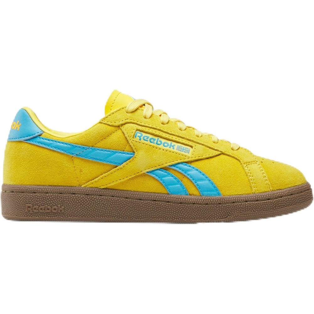 image:imageReebok Unisex Adult Club C Grounds SneakersGoldenhaze Futurecyan Gum