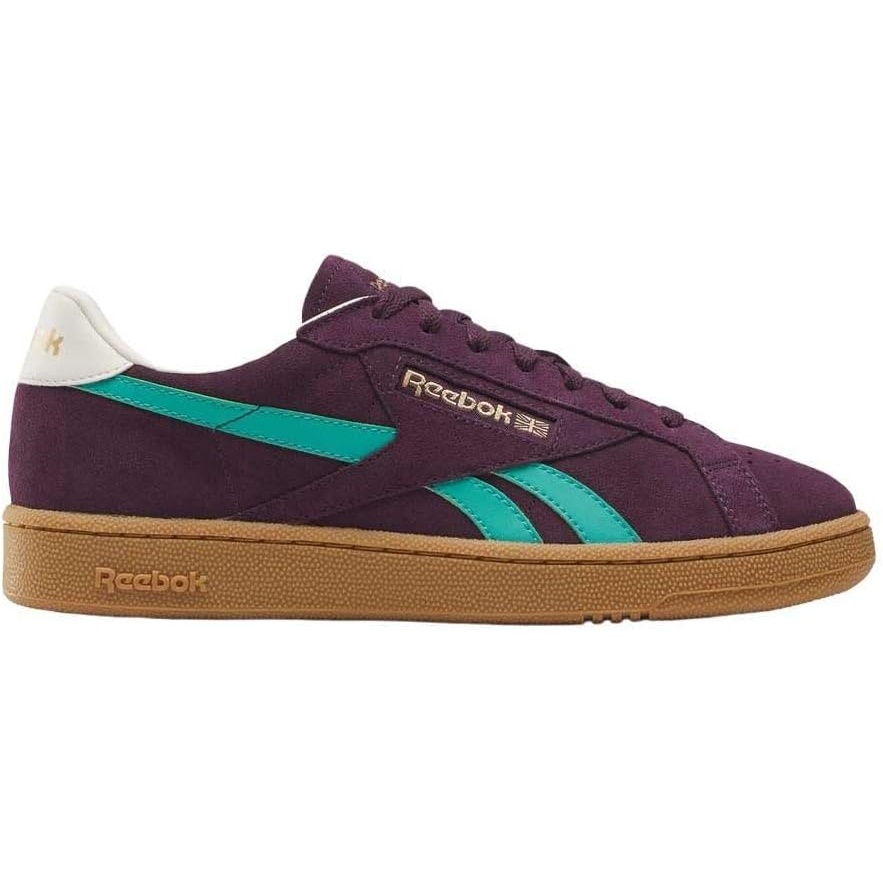 image:imageReebok Unisex Adult Club C Grounds SneakersMidnightplum Unlshdgreen Blac