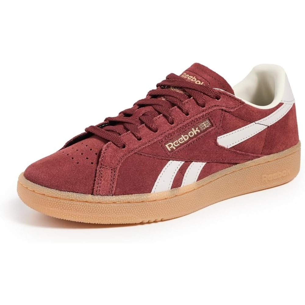 image:imageReebok Unisex Adult Club C Grounds SneakersRich MaroonMoonstoneReebok Brass