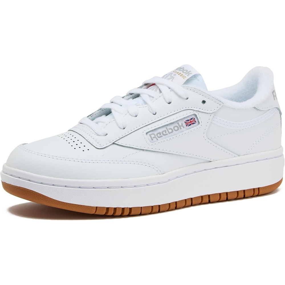 image:imageReebok Womens Club C Double Revenge Platform Tennis Shoes for Women Fashion Womens SneakersWhiteReebok Gum 07White