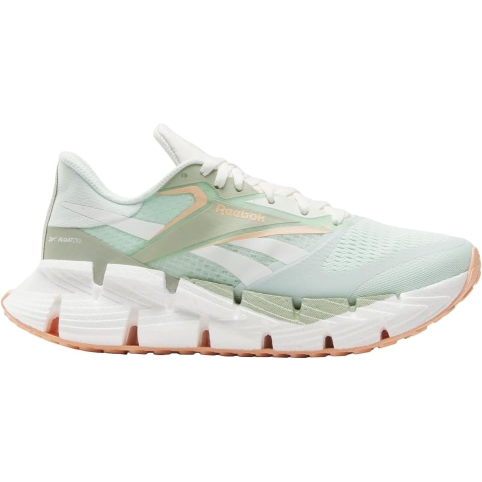 image:imageReebok Womens Floatzig Running ShoesAqua DustVintage GreenPeach Glow