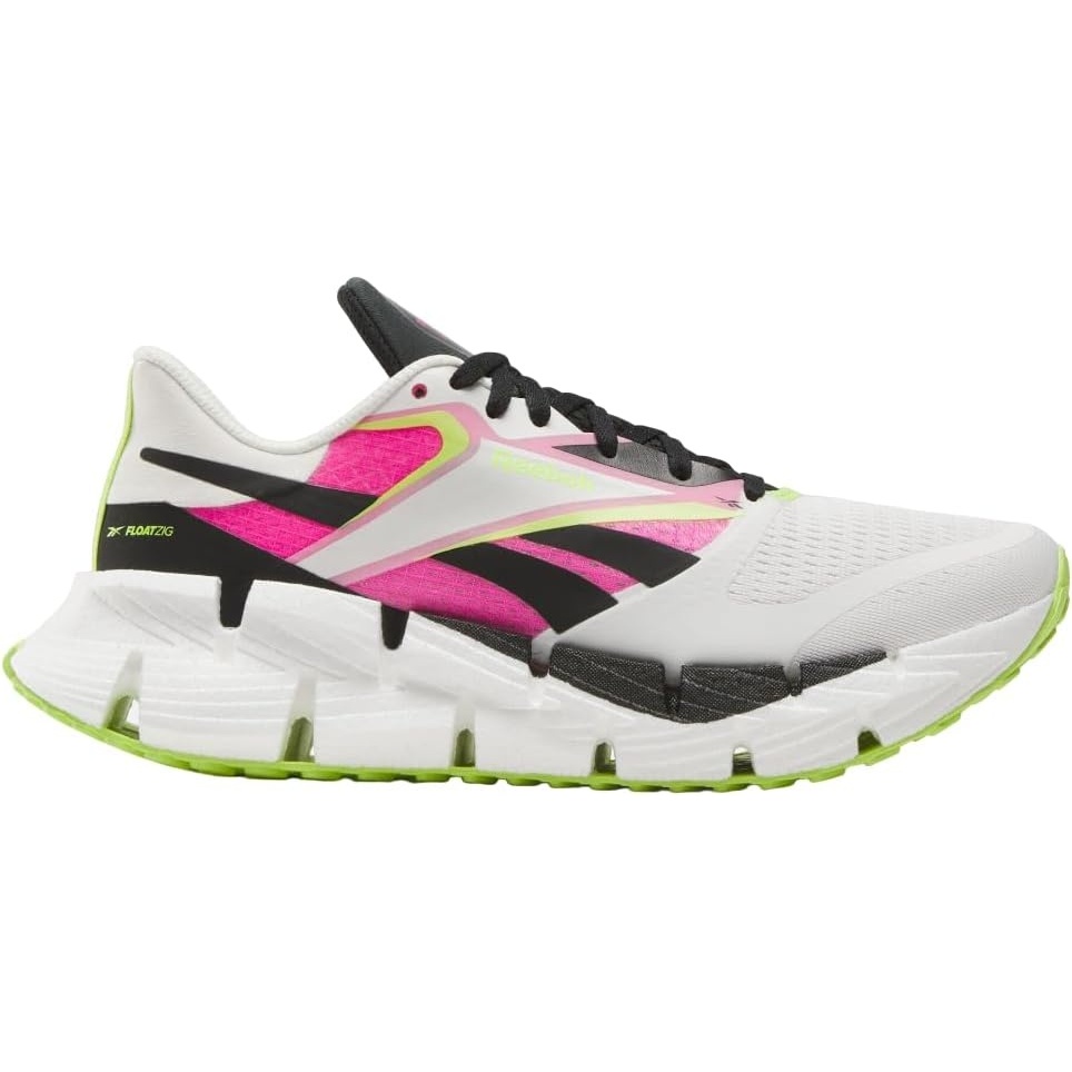 image:imageReebok Womens Floatzig Running ShoesChalkBlackLaser Pink
