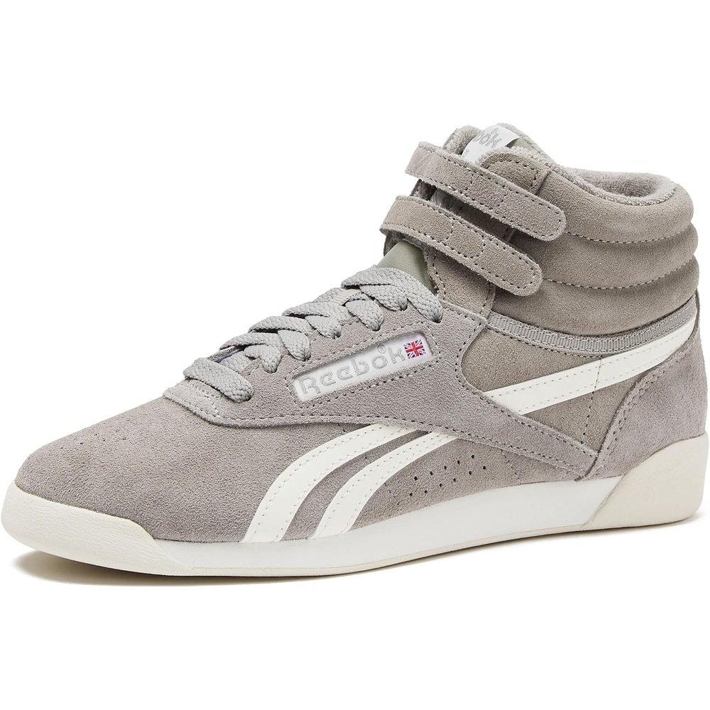 image:imageReebok Womens Freestyle Hi High Top Basketball SneakersEscape GreyChalkChalk