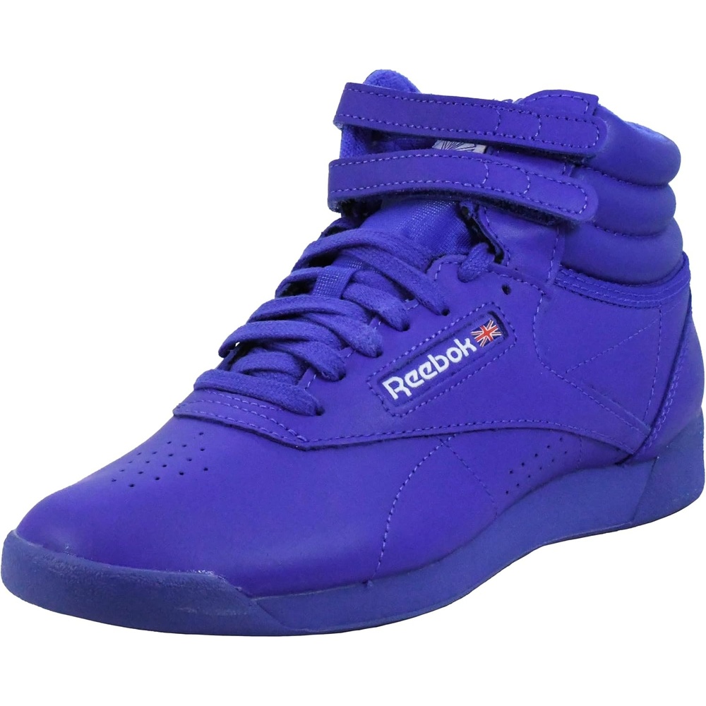 image:imageReebok Womens Freestyle Hi High Top Basketball SneakersSolar PurpleSolar PurpleFuture White