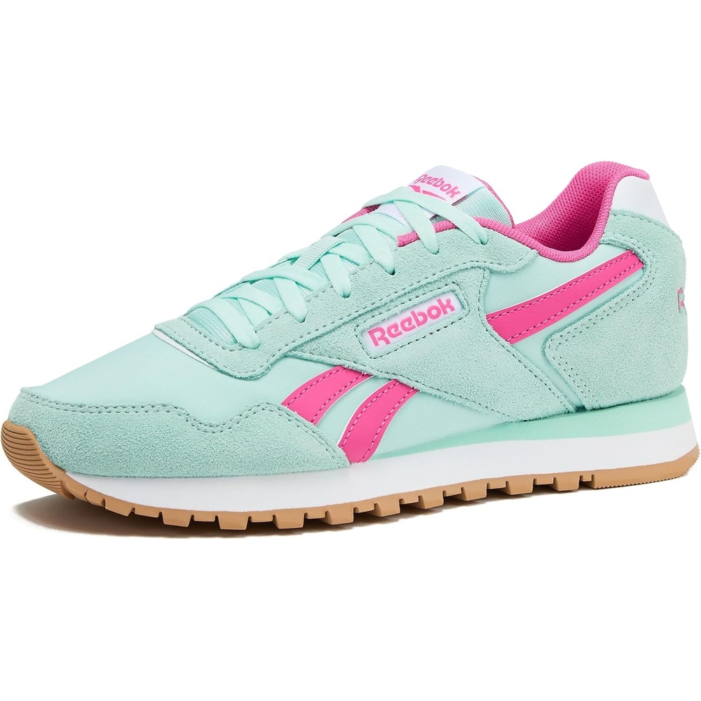 image:imageReebok Womens Glide Sneakers for WomenGlitch AquaTrue PinkWhite