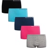 Sharkskin Jacquard/Denim/Rose/Black/Blue