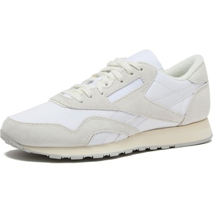 Reebok Classic Nylon Mens Sneakers Tennis Shoes(White/Barely Grey/Chalk)