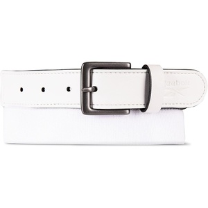 Reebok Kids Youth Sport Belt | Baseball |Softball | Comfort Stretch | Elastic | Lightweight | One Size Fits Most(White)