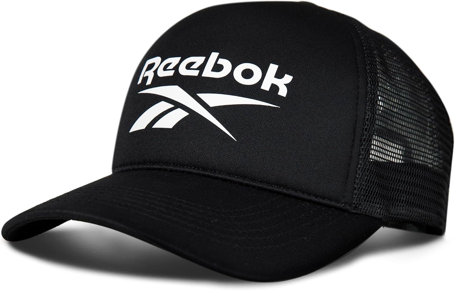 image:imageReebok Aero Trucker Hat Snapback Adjustable Mesh Back Retro Baseball Streetwear Urban Lifestyle WhiteAero Black