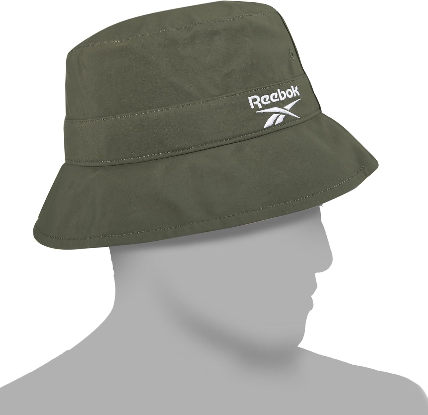 image:imageReebok Classic Bucket Hat Mens Womens Sun Protection Athletic Lightweight Retro StreetwearBucket Army Green