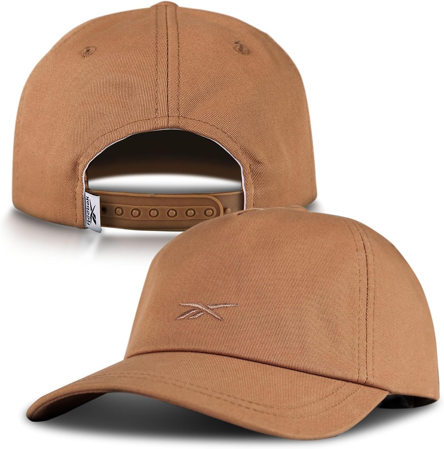 image:imageReebok Classic Hat Snapback Adjustable Baseball Cap Embroidered Casual Lifestyle Athletic Sports RetroLogo S Vector Court Brown