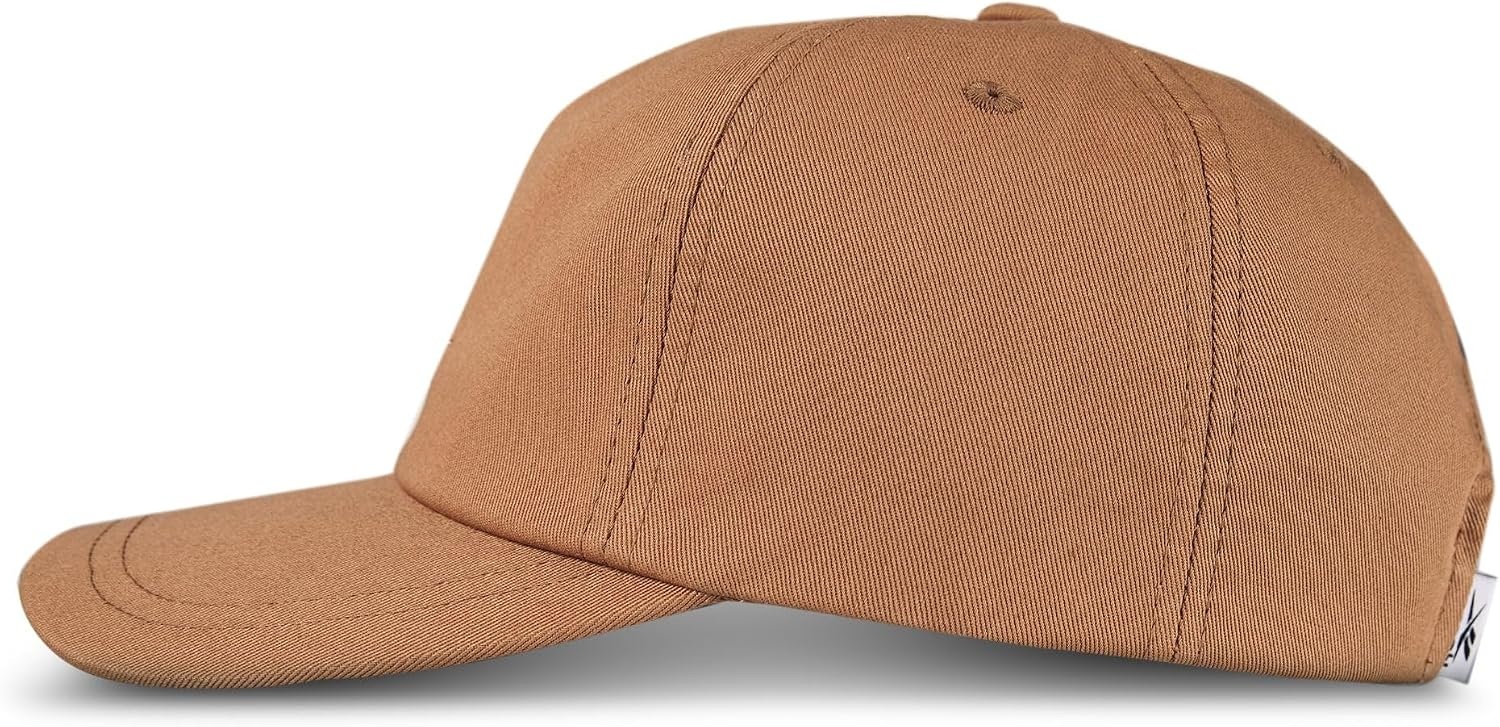 image:imageReebok Classic Hat Snapback Adjustable Baseball Cap Embroidered Casual Lifestyle Athletic Sports RetroLogo S Vector Court Brown