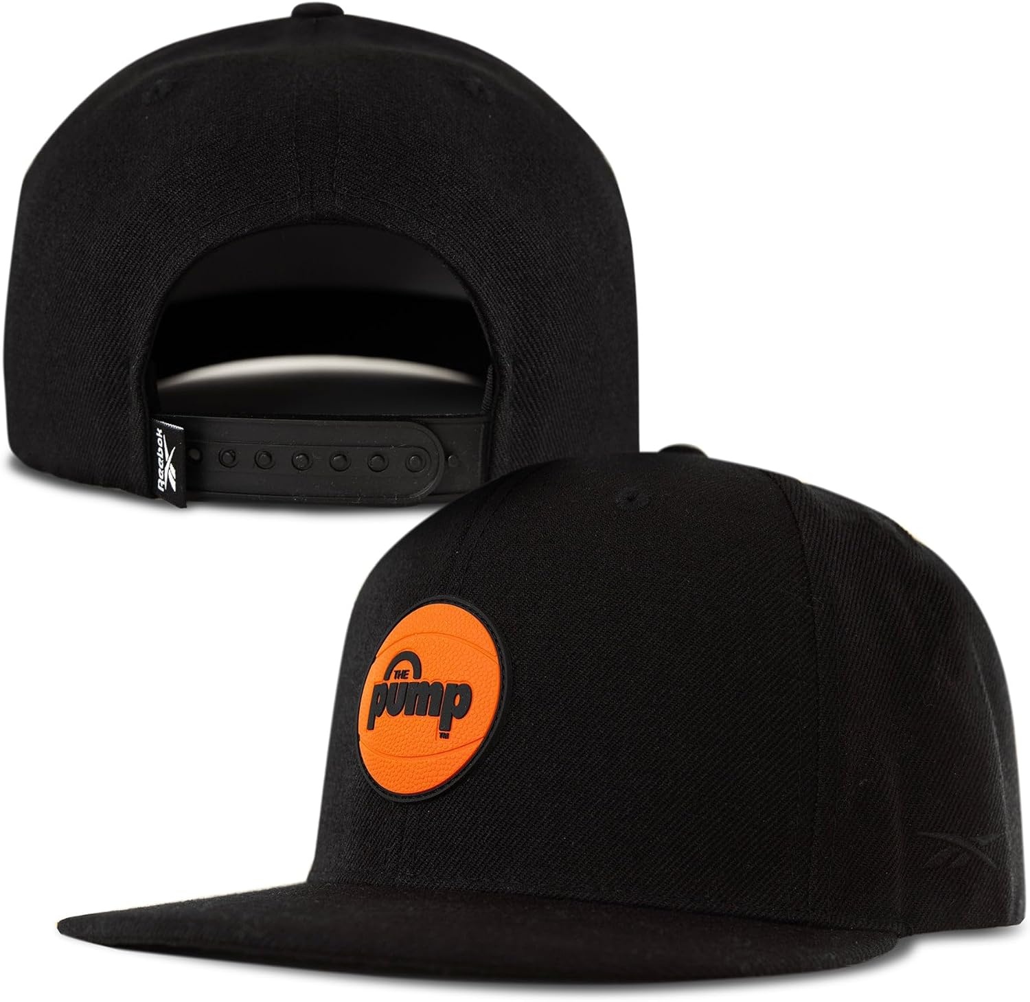 image:imageReebok Classic Hat Snapback Adjustable Baseball Cap Embroidered Casual Lifestyle Athletic Sports RetroPump BlackOrange