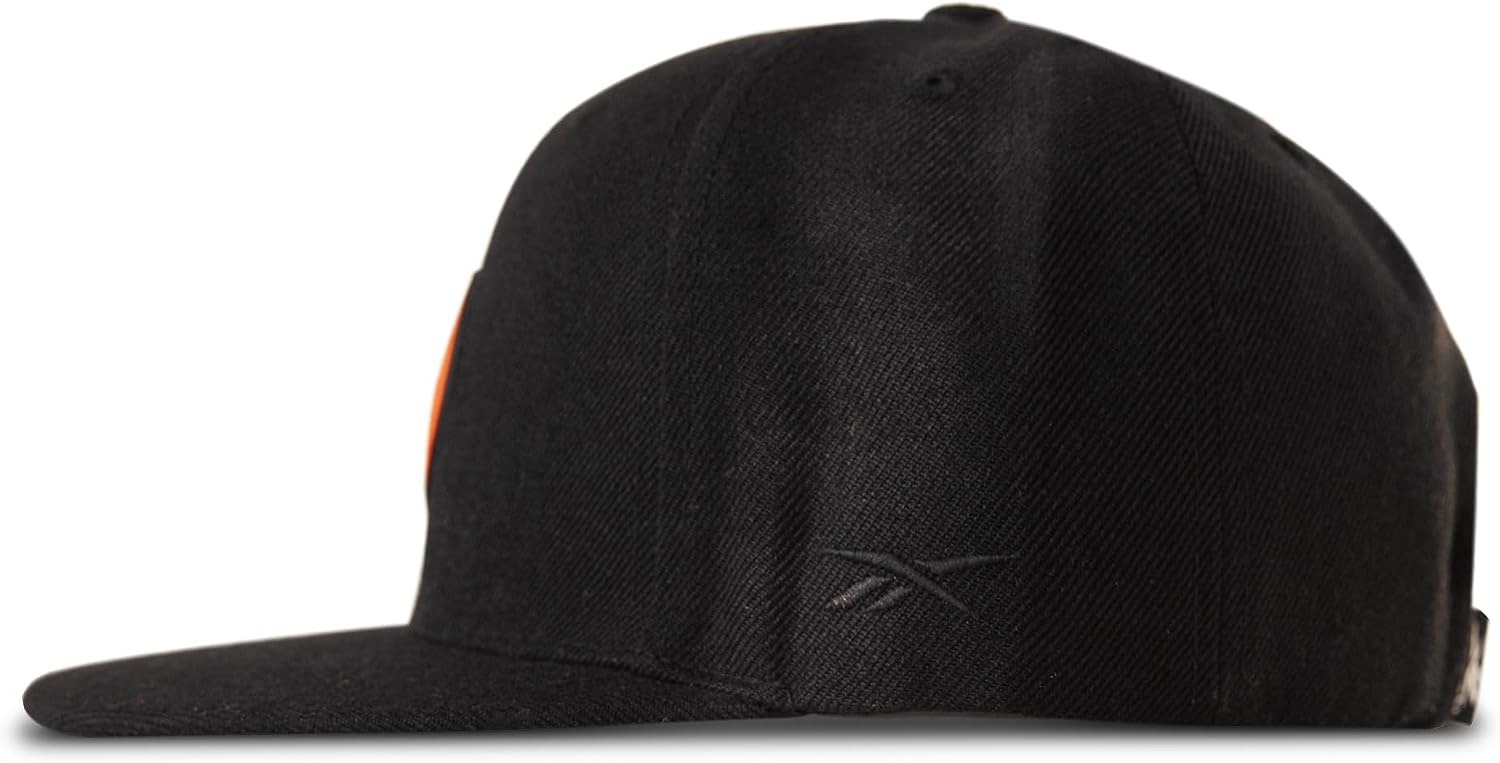 image:imageReebok Classic Hat Snapback Adjustable Baseball Cap Embroidered Casual Lifestyle Athletic Sports RetroPump BlackOrange