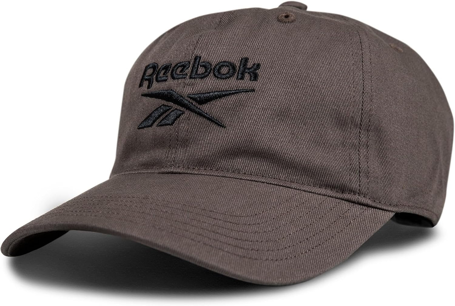 image:imageReebok Classic Logo Hat Mens Womens Adjustable Breathable Everyday Low Profile Cotton TwillGrey