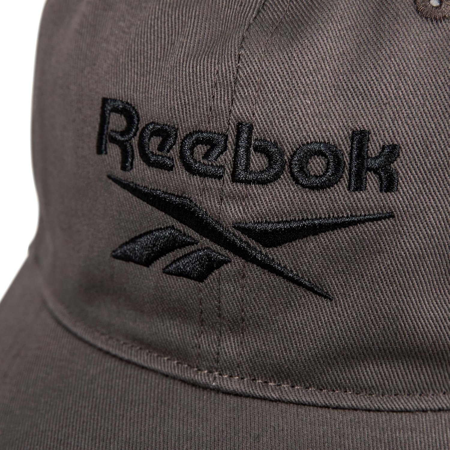 image:imageReebok Classic Logo Hat Mens Womens Adjustable Breathable Everyday Low Profile Cotton TwillGrey