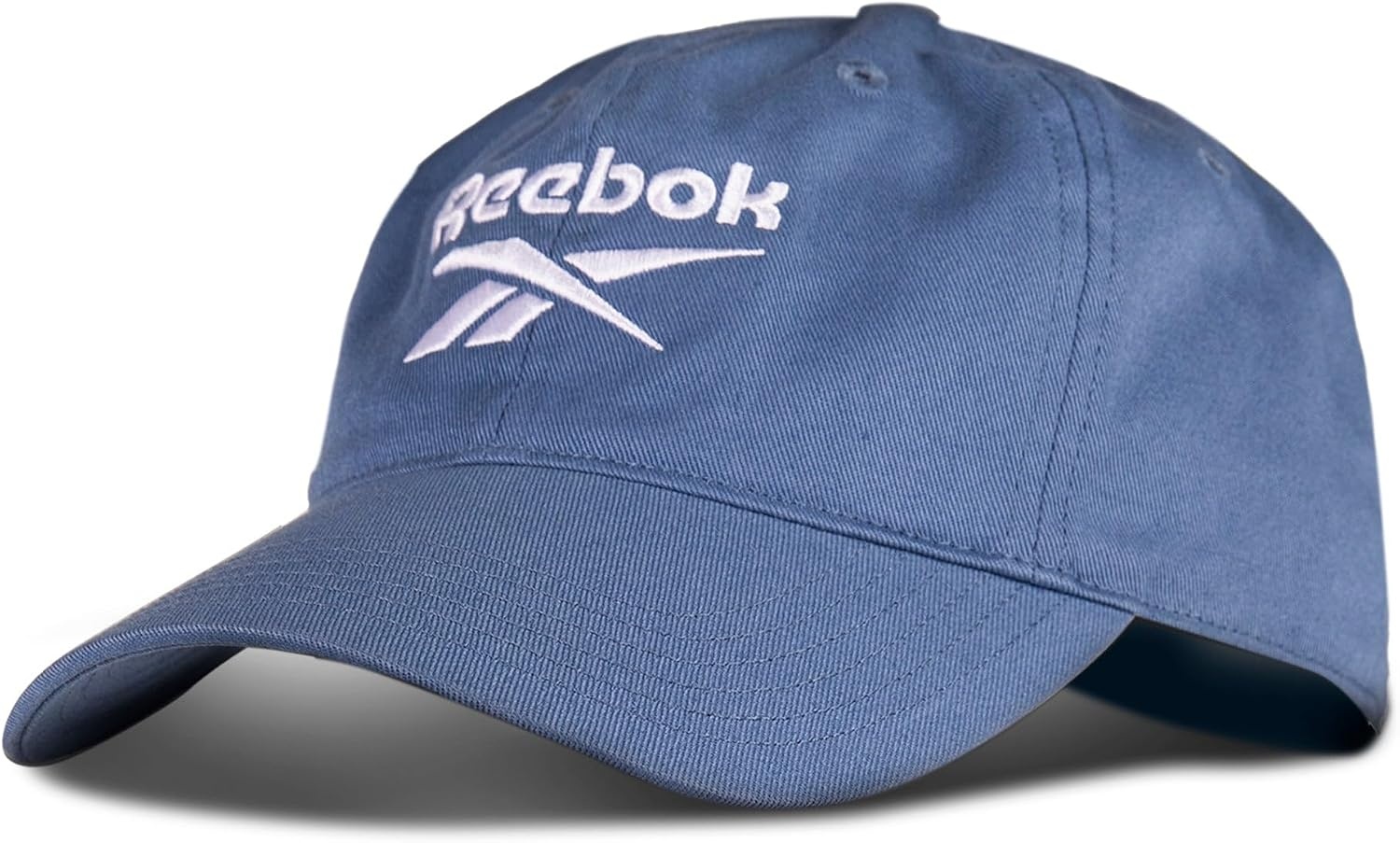 image:imageReebok Classic Logo Hat Mens Womens Adjustable Breathable Everyday Low Profile Cotton TwillIndigo Blue