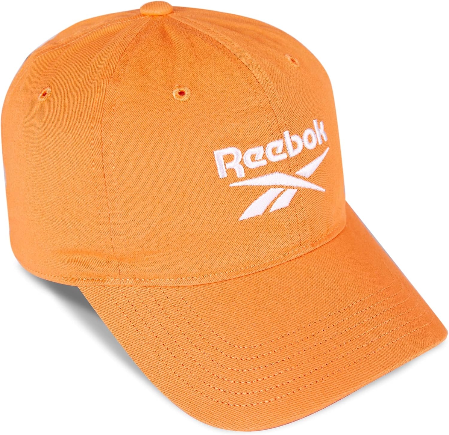 image:imageReebok Classic Logo Hat Mens Womens Adjustable Breathable Everyday Low Profile Cotton TwillPeach Fuzz