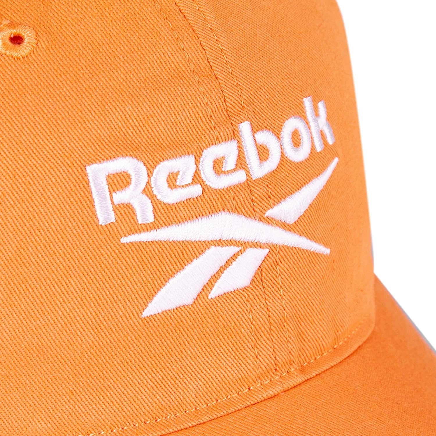 image:imageReebok Classic Logo Hat Mens Womens Adjustable Breathable Everyday Low Profile Cotton TwillPeach Fuzz