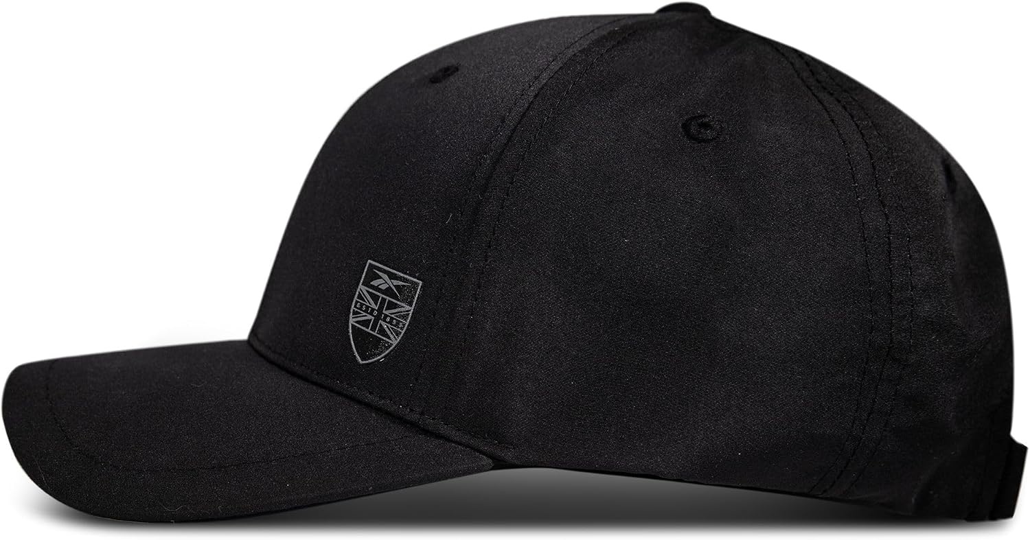 image:imageReebok Mens Golf Hat Lightweight Breathable Adjustable Sun Protection MoistureWicking Recycled PolyesterChips Pro Black