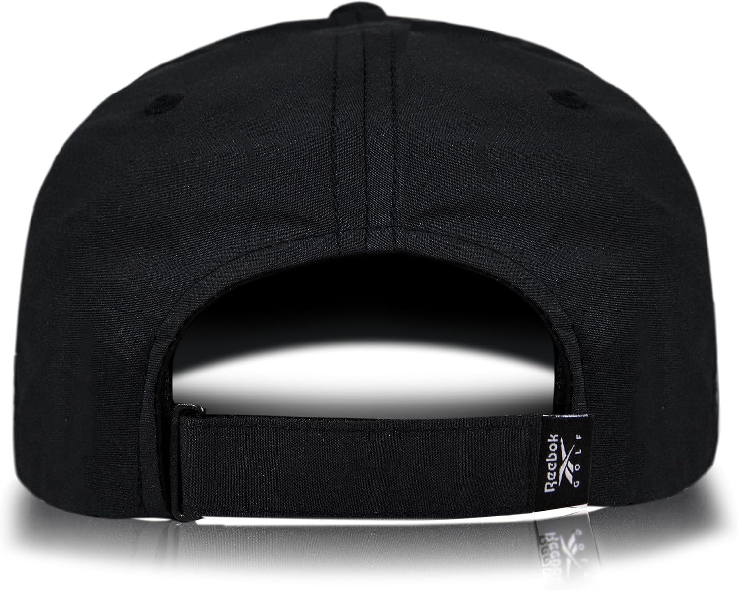 image:imageReebok Mens Golf Hat Lightweight Breathable Adjustable Sun Protection MoistureWicking Recycled PolyesterChips Pro Black
