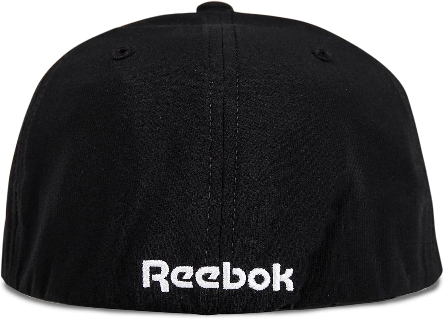 image:imageReebok Mens Range Hat Golf Sun Protection Fitted Six Panel Stretch Breathable Lightweight Recycled PolyesterBlack