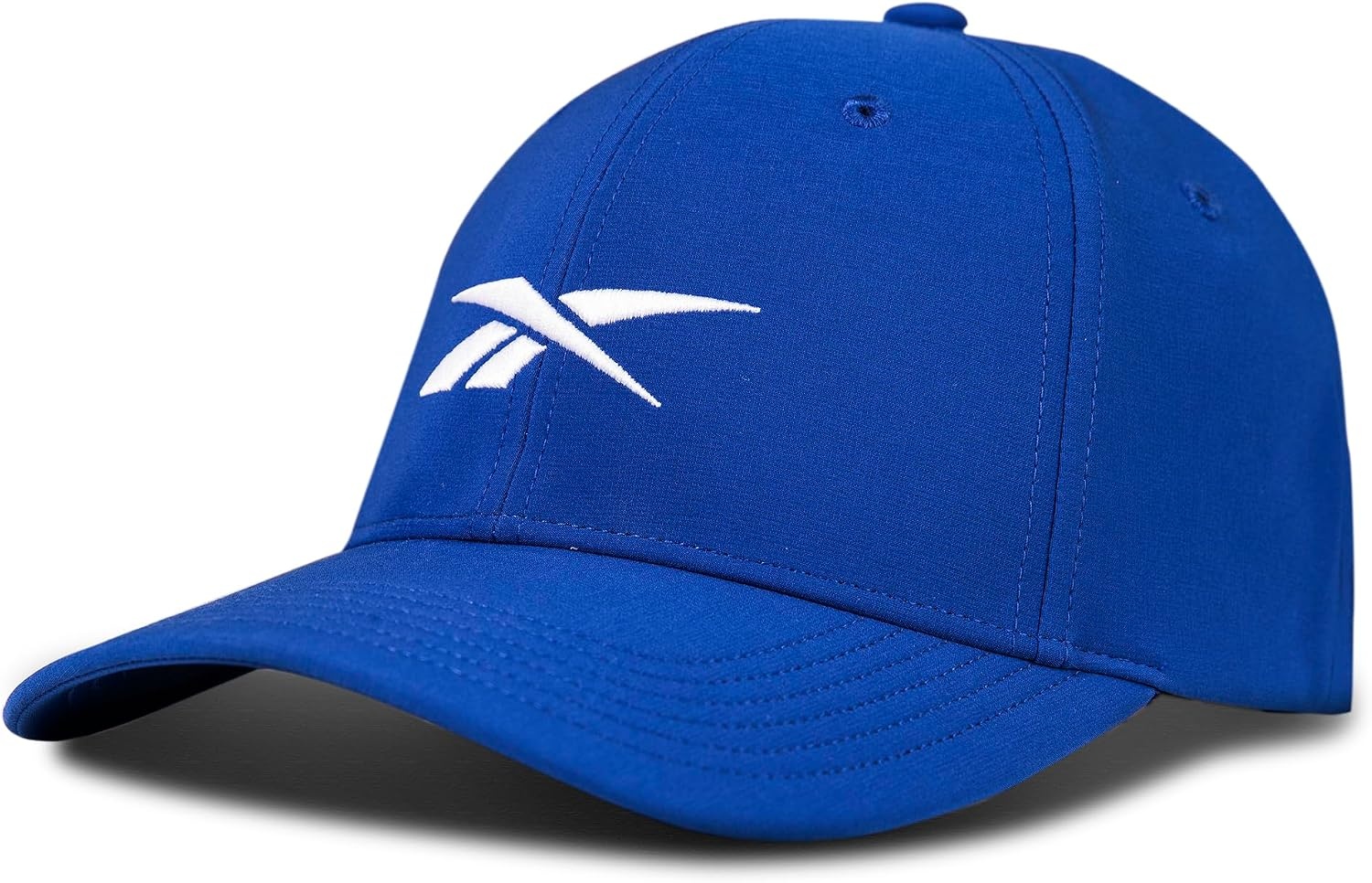 image:imageReebok Mens Range Hat Golf Sun Protection Fitted Six Panel Stretch Breathable Lightweight Recycled PolyesterKinetic Blue