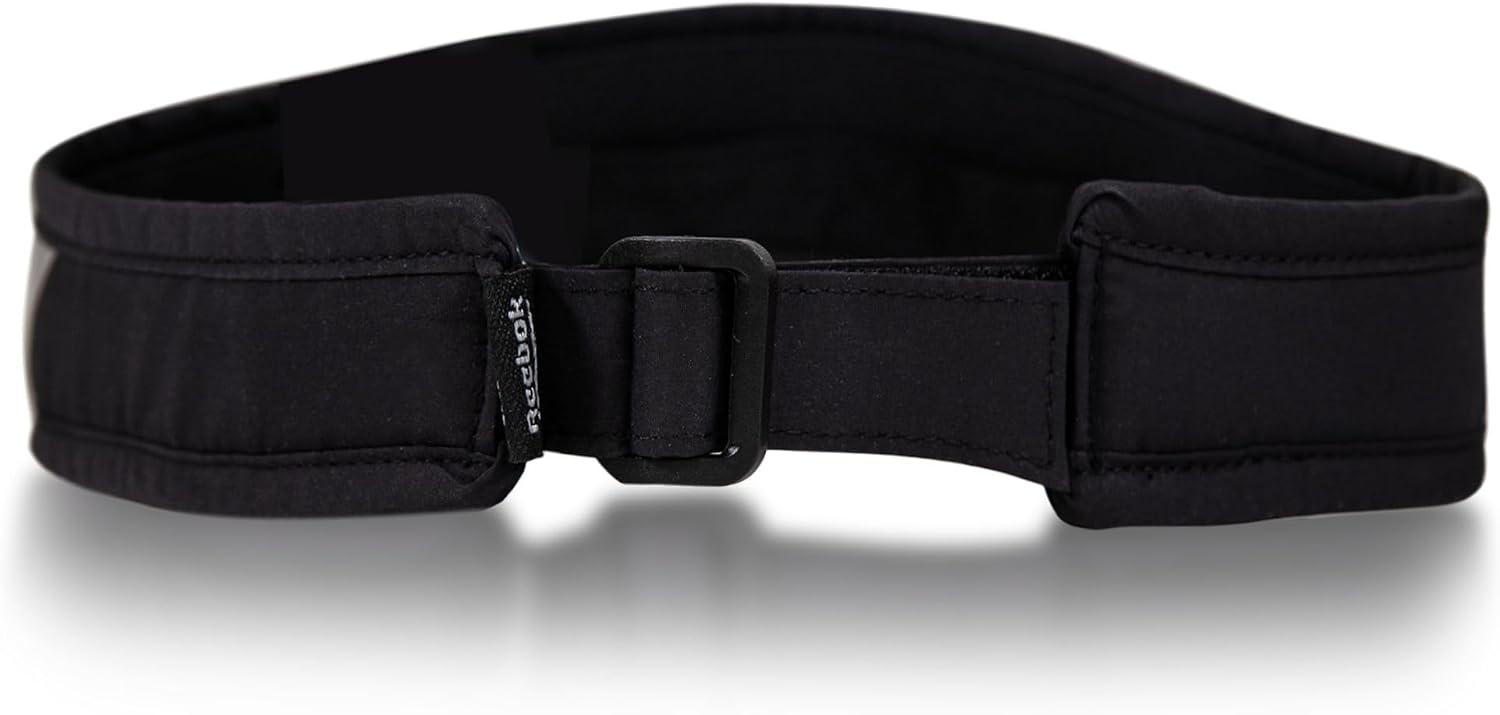 image:imageReebok Reflective Performance Visor Running Perofmance Tennis Golf Sports High Visibility Lightweight Quick Dry Black