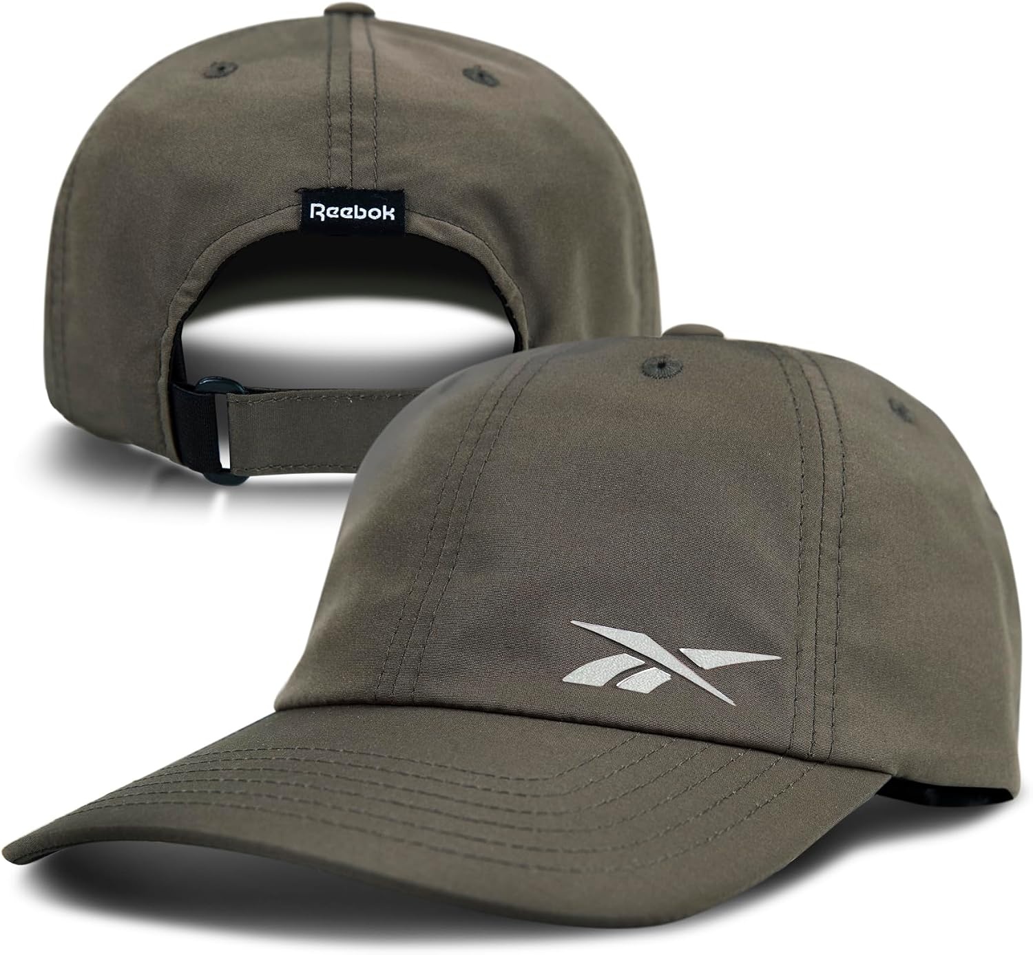 image:imageReebok Running Flow Hat Men Women Lightweight Performance Adjustable Reflective Low Profile Athletic TrainingFlow Grout