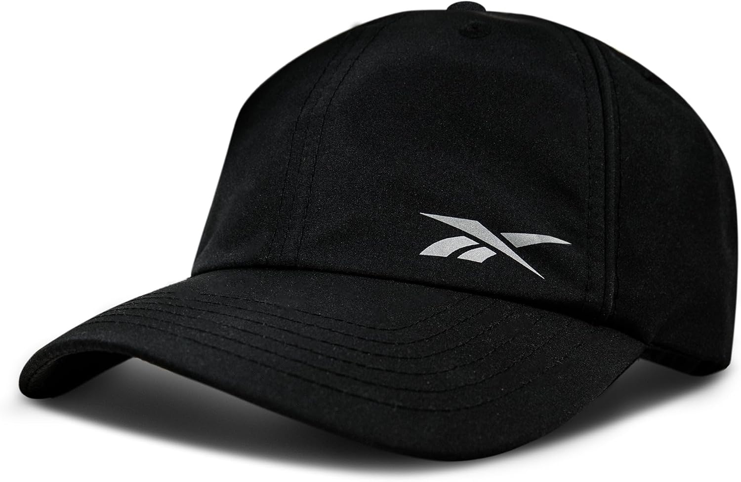 image:imageReebok Running Flow Hat Men Women Lightweight Performance Adjustable Reflective Low Profile Athletic TrainingFlow Piped Black
