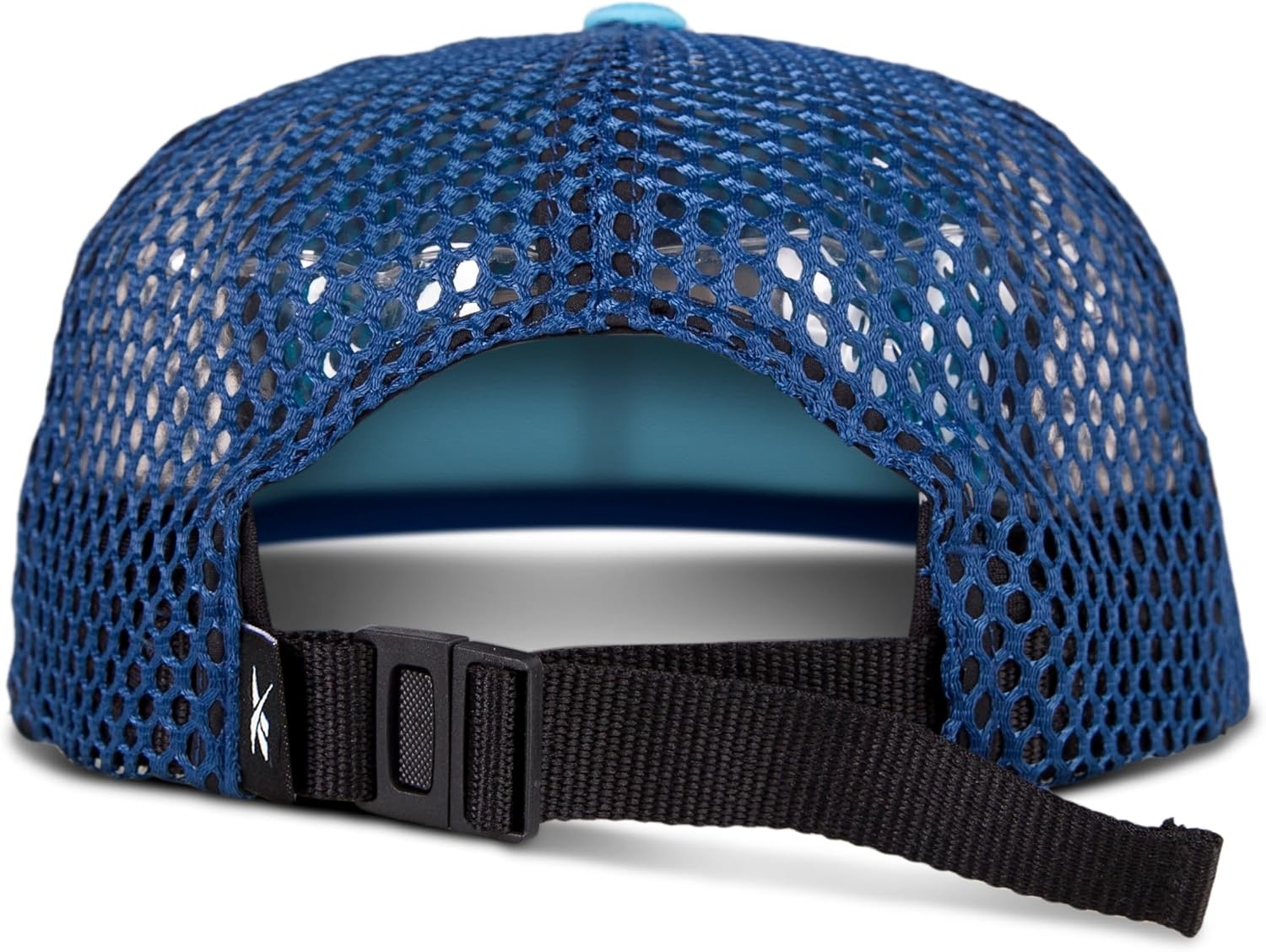 image:imageReebok Running Hat Performance Athletic Lightweight Quick Drying Sun Protection Reflective Recycled MaterialsVented Flat Brim Bold Cyan