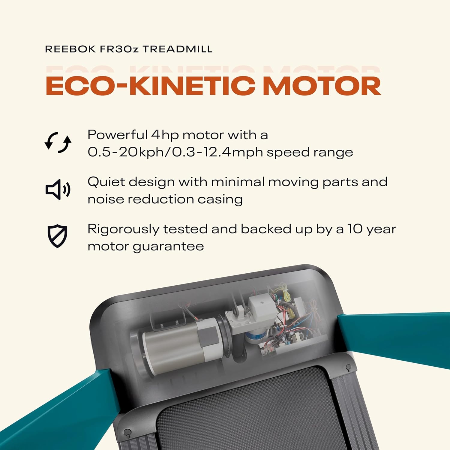 image:imageReebok Treadmills Powerful Motors Incline Bluetooth Walking or Running Plus 60 Day Free Kinomap Membership