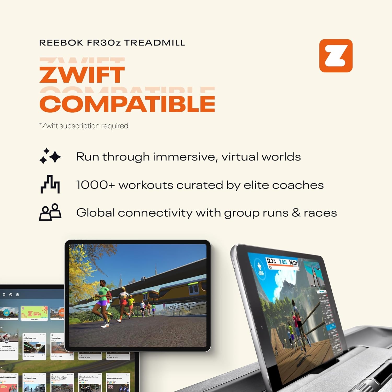 image:imageReebok Treadmills Powerful Motors Incline Bluetooth Walking or Running Plus 60 Day Free Kinomap Membership