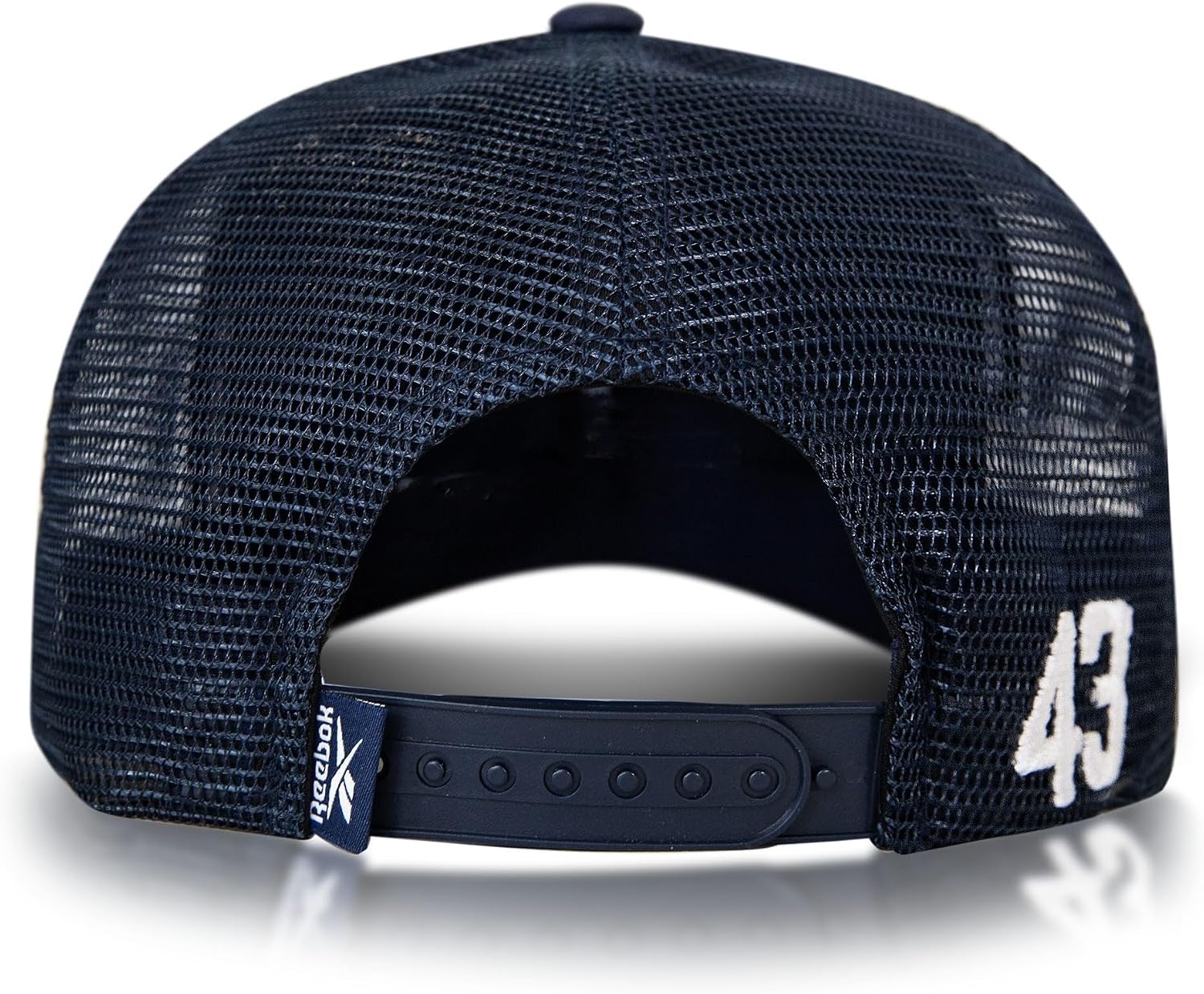 image:imageReebok Trucker Hat Snapback Adjustable Everyday Fitness Sun Protection Classic Baseball CapHockey Stacked Navy