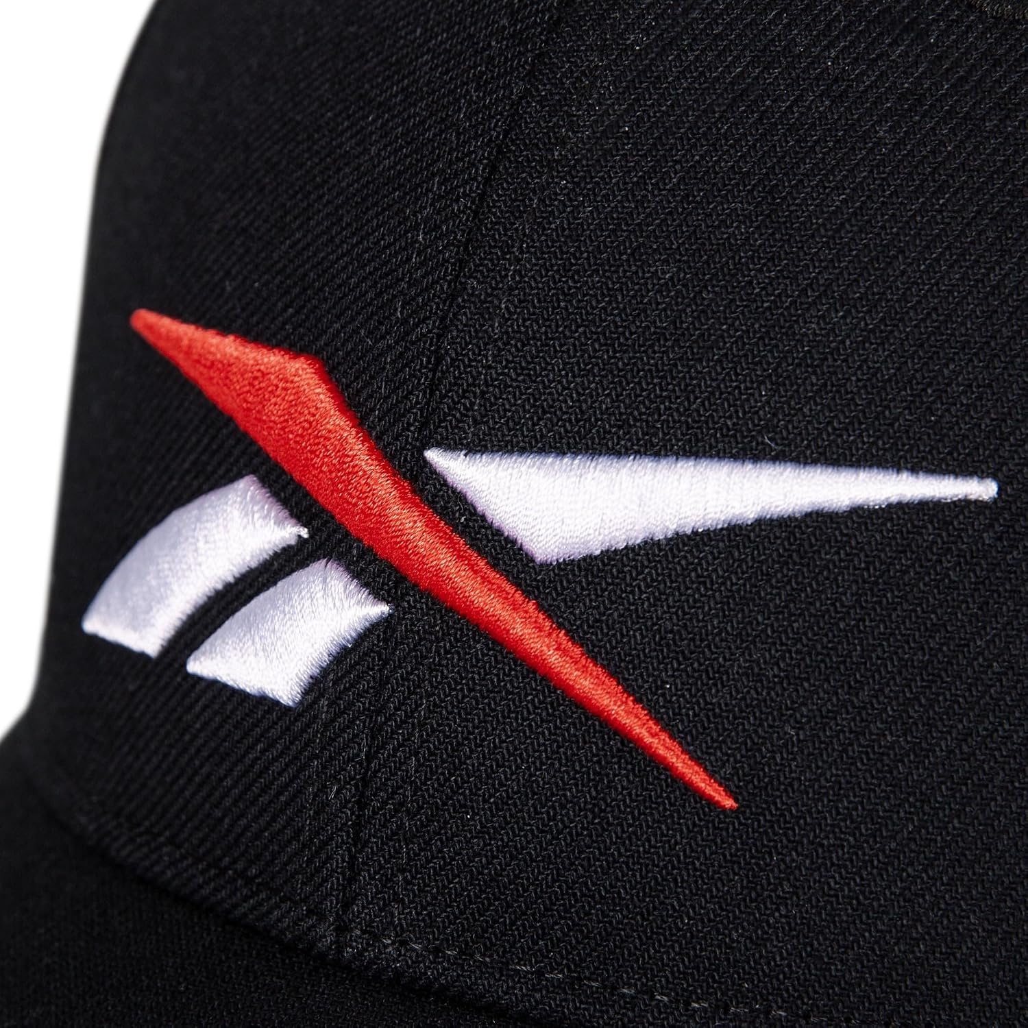 image:imageReebok Vector Baseball Hat Snapback Six Panel Casual Everyday Sun Protection Lightweight BreathableBlack W Red White