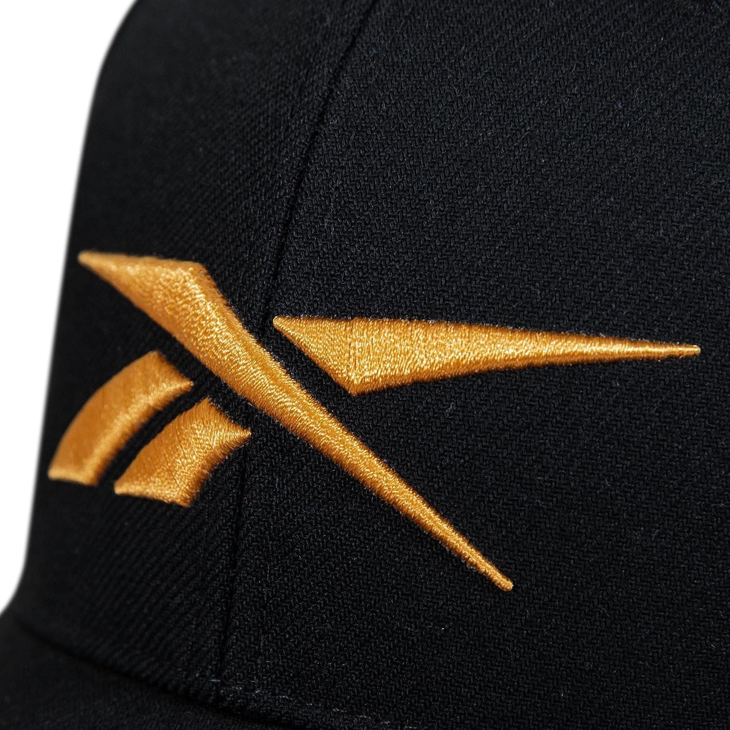 image:imageReebok Vector Baseball Hat Snapback Six Panel Casual Everyday Sun Protection Lightweight BreathableBlackElectric Amber