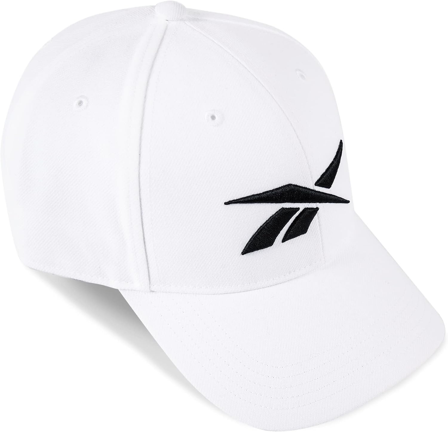 image:imageReebok Vector Baseball Hat Snapback Six Panel Casual Everyday Sun Protection Lightweight BreathableWhite