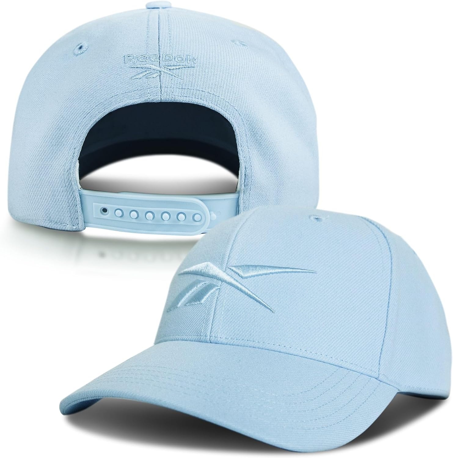 image:imageReebok Vector Baseball Hat Snapback Six Panel Casual Everyday Sun Protection Lightweight BreathableY2k Blue