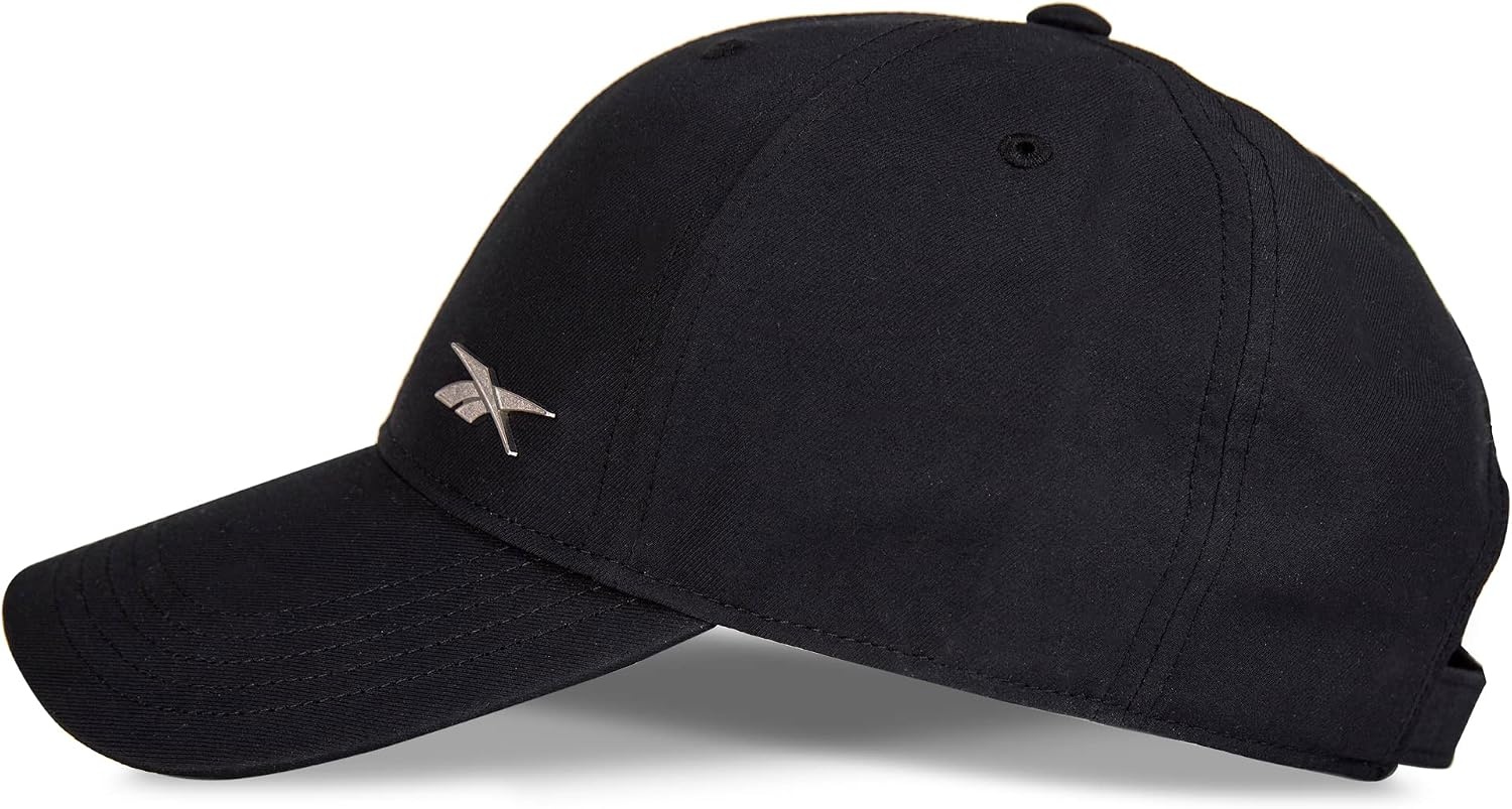 image:imageReebok Womens Badge Hat Golf Tennis Sports Performance Breathable Lightweight Quick Drying Sun ProtectionBadge Black