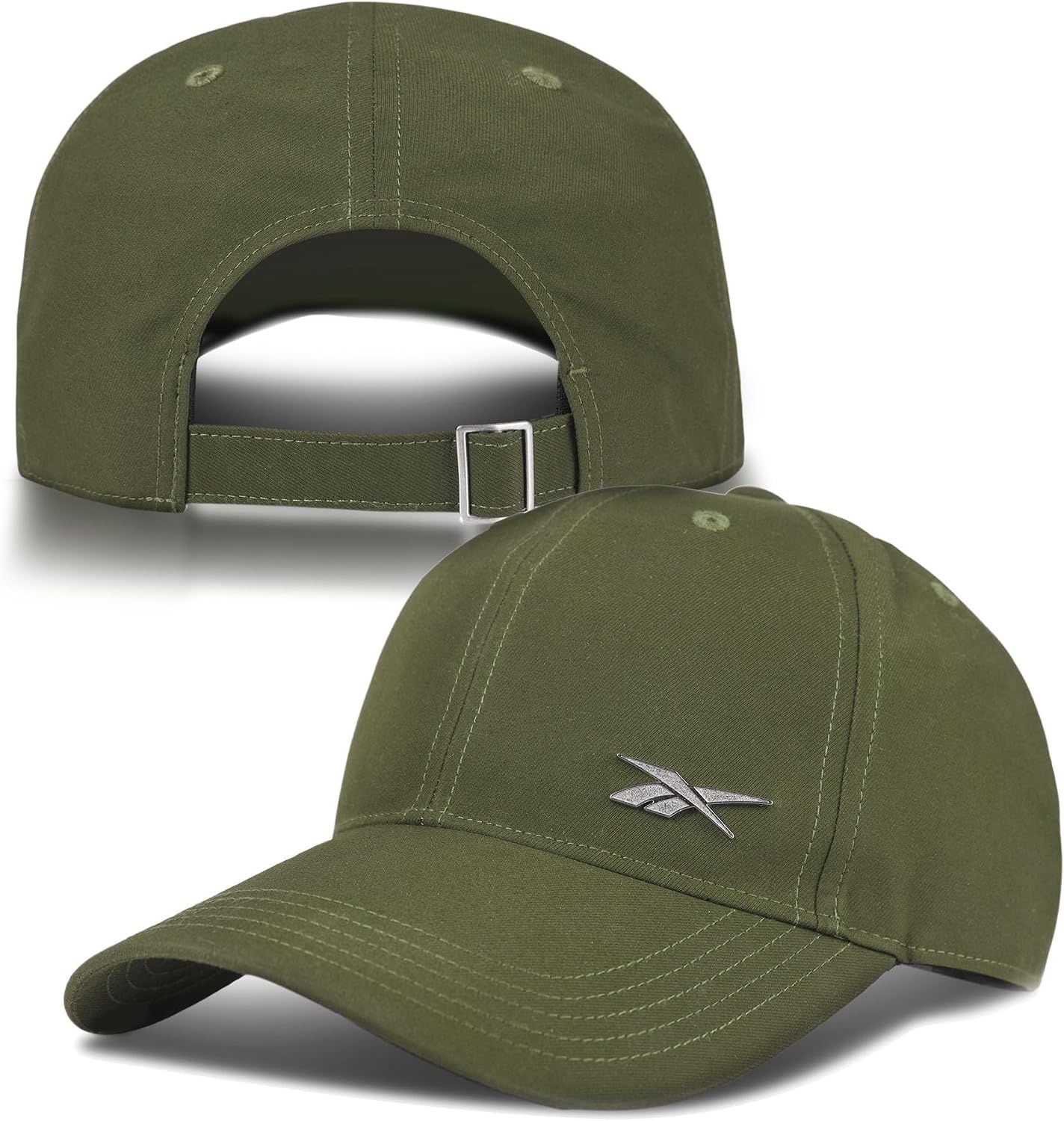 image:imageReebok Womens Badge Hat Golf Tennis Sports Performance Breathable Lightweight Quick Drying Sun ProtectionBadge Earthy Green