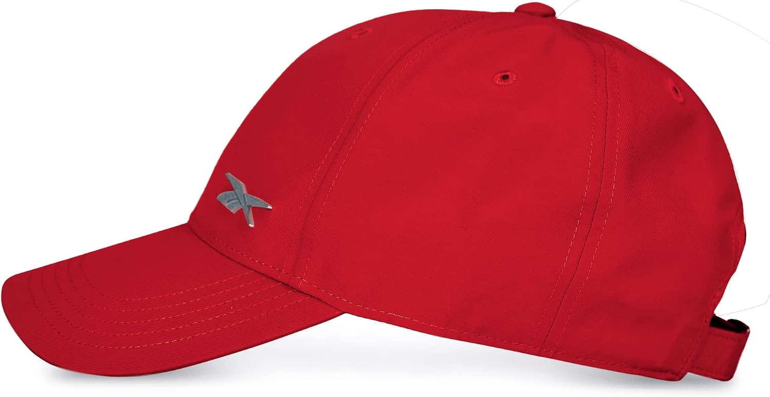 image:imageReebok Womens Badge Hat Golf Tennis Sports Performance Breathable Lightweight Quick Drying Sun ProtectionBadge Red