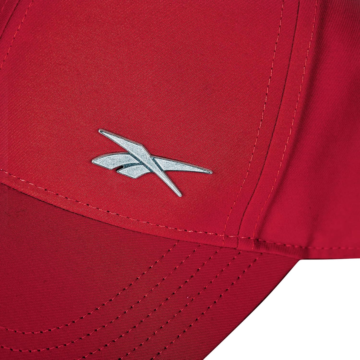 image:imageReebok Womens Badge Hat Golf Tennis Sports Performance Breathable Lightweight Quick Drying Sun ProtectionBadge Red