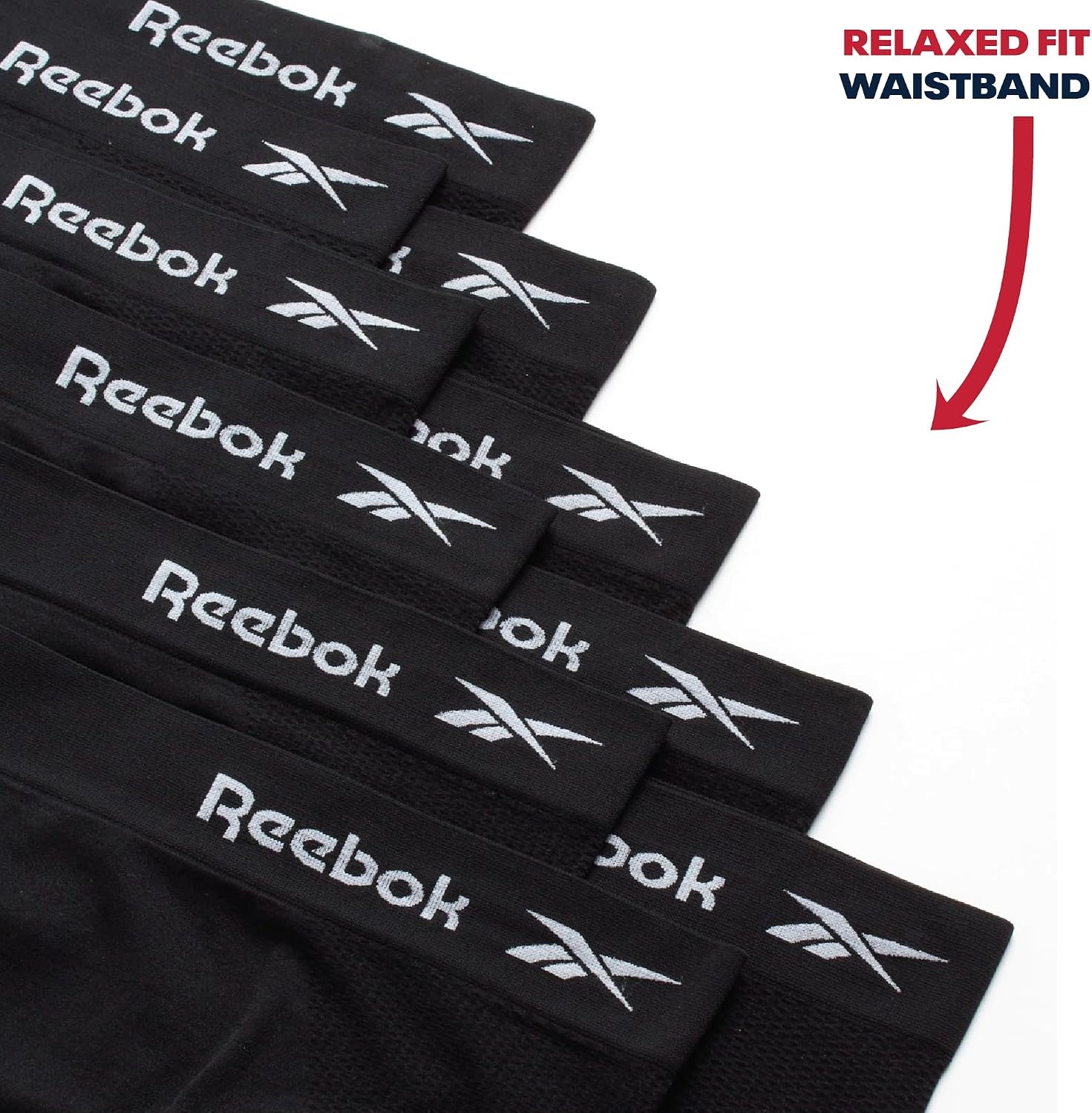 image:imageReebok Womens Hipster Panties Underwear Stretch TagFree Waistband 10 Pack Made for Busy Mornings Gym Sessions and Everyday Routines BarelyThere Feel Glides Under Any OutfitAll Black