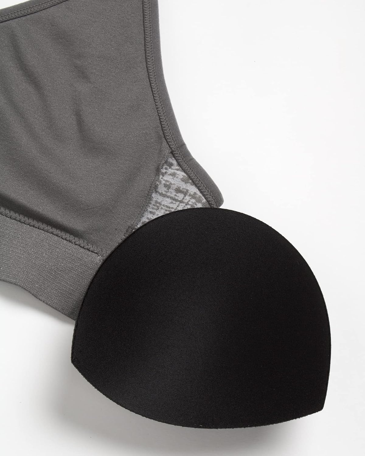 image:imageReebok Womens Sports Bras 2 Pack Soft Stretch Seamless Everyday Bras for Women Cross Back Strap Performance Sports BraSmoked PearlBlack