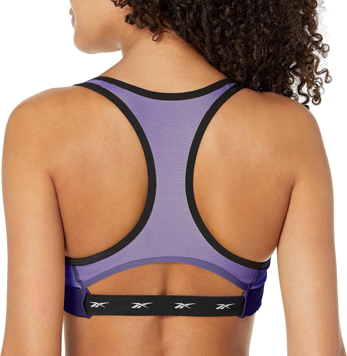 image:imageReebok x Jurassic World Skinny Strap Sports BraBold PurpleWhite Vector Logo