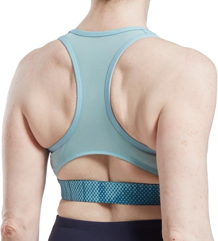 image:imageReebok x Jurassic World Skinny Strap Sports BraSteely Blue